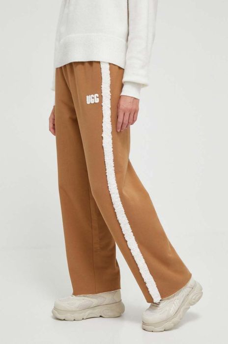 Спортивні штани UGG колір коричневий меланж
