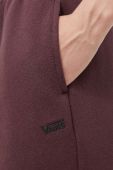 Спортивні штани Vans колір бордовий однотонні Спортивні штани Vans колір бордовий однотонні