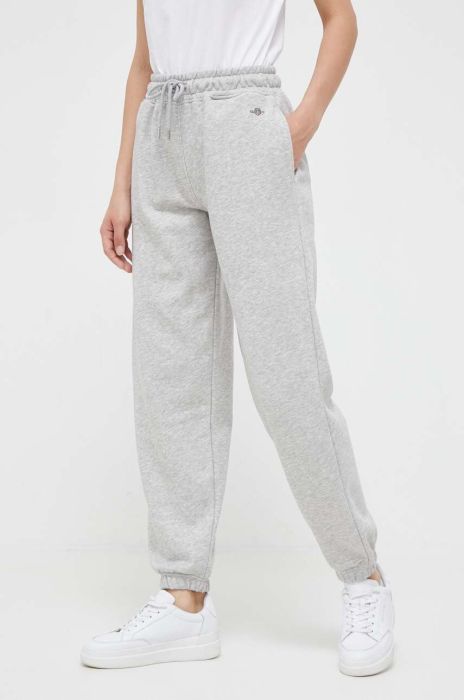 Спортивні штани Gant колір сірий меланж (3342510) Спортивні штани Gant колір сірий меланж (3342510)