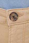 Штани Pepe Jeans жіночі колір бежевий фасон chinos висока посадка