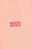 Спортивні штани American Vintage колір помаранчевий однотонні