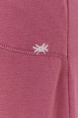 Штани лаунж United Colors of Benetton колір рожевий однотонні (3410078)