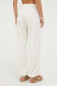 Штани лаунж HUGO колір бежевий однотонні (3653897)
