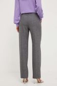 Штани з домішкою вовни Pinko колір сірий пряме висока посадка (3443083) Штани з домішкою вовни Pinko колір сірий пряме висока посадка (3443083)