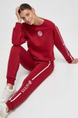 Спортивні штани Guess колір червоний з аплікацією Спортивні штани Guess колір червоний з аплікацією