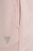 Спортивні штани Guess колір рожевий з аплікацією (3586116) Спортивні штани Guess колір рожевий з аплікацією (3586116)
