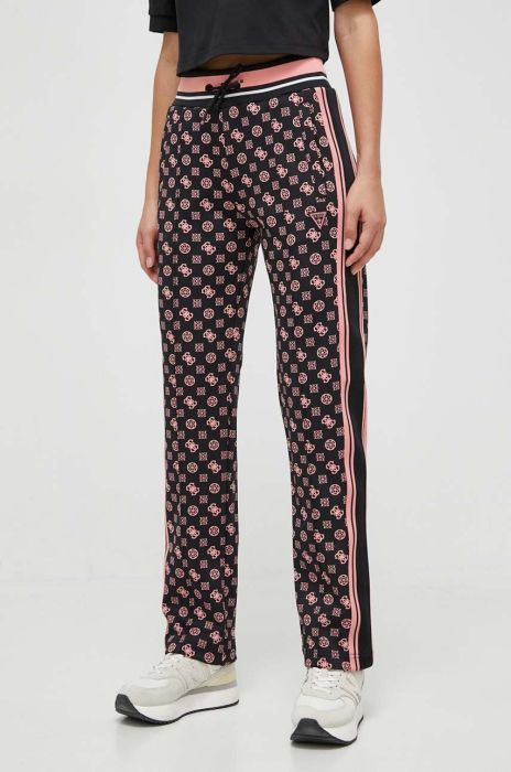 Спортивні штани Guess колір чорний візерунок (3610432)