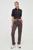 Спортивні штани Guess колір чорний візерунок (3610432)