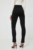 Штани Patrizia Pepe жіночі колір чорний облягаюче висока посадка (3575744)