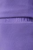 Спортивні штани Patrizia Pepe колір фіолетовий однотонні
