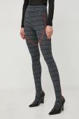 Легінси Patrizia Pepe жіночі колір чорний візерунок (3691307) Легінси Patrizia Pepe жіночі колір чорний візерунок (3691307)