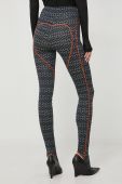 Легінси Patrizia Pepe жіночі колір чорний візерунок (3691307) Легінси Patrizia Pepe жіночі колір чорний візерунок (3691307)