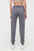Спортивні штани Dkny колір сірий однотонні Спортивні штани Dkny колір сірий однотонні
