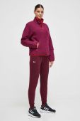 Спортивні штани Under Armour колір бордовий однотонні (3606156)