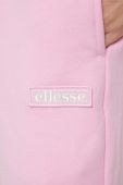Спортивні штани Ellesse колір рожевий однотонні Спортивні штани Ellesse колір рожевий однотонні