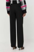 Штани Karl Lagerfeld жіночі колір чорний пряме висока посадка (3538481) Штани Karl Lagerfeld жіночі колір чорний пряме висока посадка (3538481)
