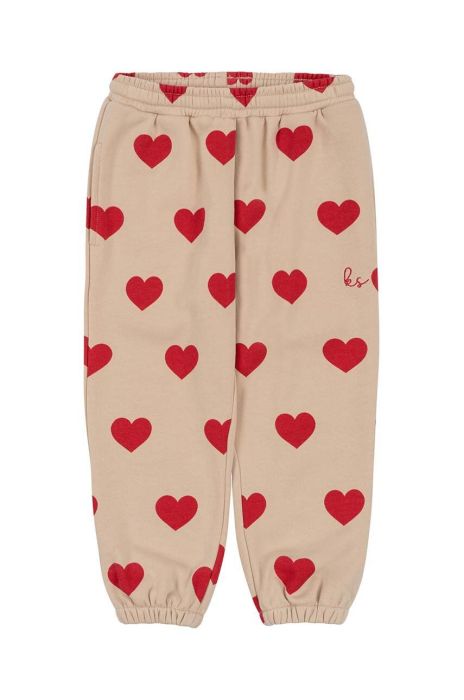 Дитячі спортивні штани Konges Sl?jd колір червоний візерунок Дитячі спортивні штани Konges Sl?jd колір червоний візерунок