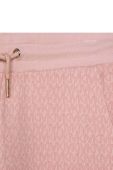 Дитячі бавовняні штани Michael Kors колір рожевий візерунок (3425766)