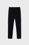Дитячі штани Mayoral колір чорний однотонні (3443222)