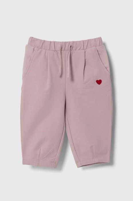 Дитячі спортивні штани United Colors of Benetton колір фіолетовий однотонні (3398177) Дитячі спортивні штани United Colors of Benetton колір фіолетовий однотонні (3398177)