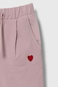 Дитячі спортивні штани United Colors of Benetton колір фіолетовий однотонні (3398177) Дитячі спортивні штани United Colors of Benetton колір фіолетовий однотонні (3398177)