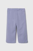 Штани United Colors of Benetton колір фіолетовий однотонні