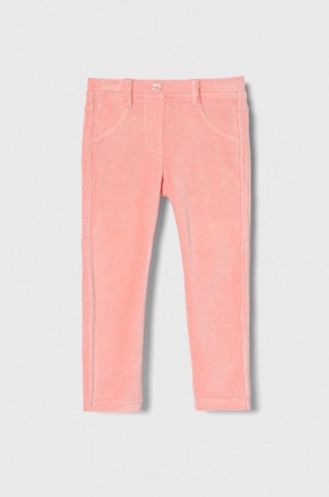 Дитячі штани United Colors of Benetton колір рожевий однотонні (3474581)