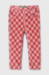 Дитячі штани United Colors of Benetton колір рожевий візерунок (3497512) Дитячі штани United Colors of Benetton колір рожевий візерунок (3497512)