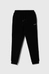 Дитячі спортивні штани Guess колір чорний однотонні (3524092) Дитячі спортивні штани Guess колір чорний однотонні (3524092)