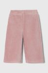 Дитячі штани United Colors of Benetton колір рожевий однотонні (3630254) Дитячі штани United Colors of Benetton колір рожевий однотонні (3630254)