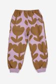 Дитячі бавовняні штани Bobo Choses колір фіолетовий візерунок Дитячі бавовняні штани Bobo Choses колір фіолетовий візерунок