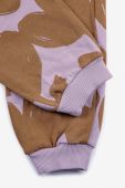 Дитячі бавовняні штани Bobo Choses колір фіолетовий візерунок Дитячі бавовняні штани Bobo Choses колір фіолетовий візерунок