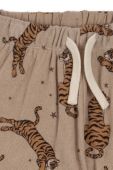 Дитячі бавовняні штани Konges Sl?jd колір бежевий візерунок (3591830)