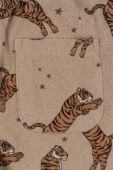 Дитячі бавовняні штани Konges Sl?jd колір бежевий візерунок (3591830)