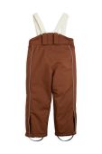 Дитячі лижні штани Mini Rodini колір коричневий