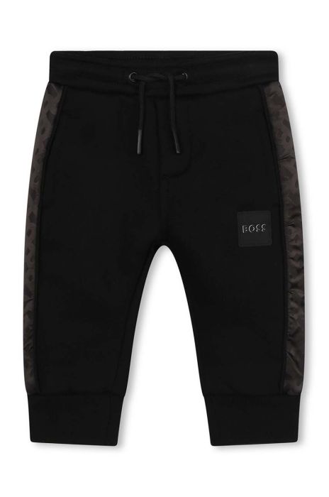 Дитячі спортивні штани BOSS колір чорний з принтом (3416279) Дитячі спортивні штани BOSS колір чорний з принтом (3416279)