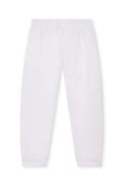 Дитячі спортивні штани BOSS колір білий однотонні Дитячі спортивні штани BOSS колір білий однотонні