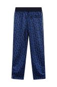 Дитячі спортивні штани HUGO колір синій візерунок (3463426)
