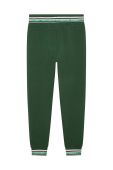 Дитячі спортивні штани Karl Lagerfeld колір зелений візерунок