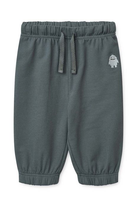 Дитячі спортивні штани Liewood колір сірий однотонні Дитячі спортивні штани Liewood колір сірий однотонні