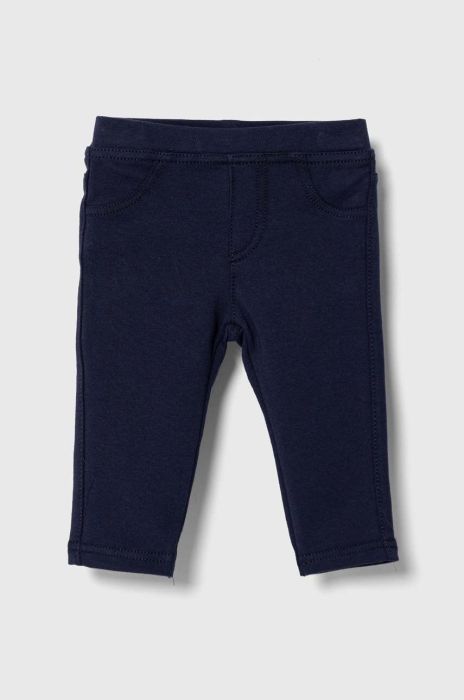Штани для немовлят United Colors of Benetton колір синій однотонні (3398237) Штани для немовлят United Colors of Benetton колір синій однотонні (3398237)