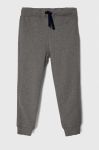 Дитячі бавовняні штани United Colors of Benetton колір сірий однотонні (3398242) Дитячі бавовняні штани United Colors of Benetton колір сірий однотонні (3398242)