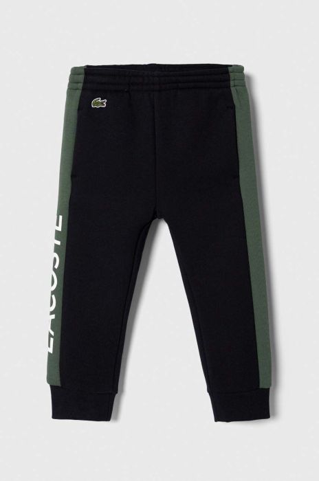Дитячі спортивні штани Lacoste колір зелений візерунок Дитячі спортивні штани Lacoste колір зелений візерунок
