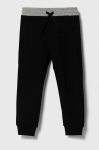 Дитячі спортивні штани United Colors of Benetton колір чорний однотонні (3547545) Дитячі спортивні штани United Colors of Benetton колір чорний однотонні (3547545)
