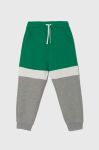 Дитячі спортивні штани United Colors of Benetton колір сірий візерунок Дитячі спортивні штани United Colors of Benetton колір сірий візерунок