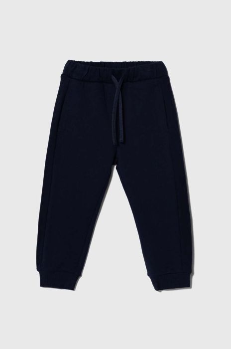 Дитячі спортивні штани United Colors of Benetton колір синій меланж