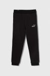 Дитячі спортивні штани Puma ESS+ ANIMAL Sweatpants FL G колір чорний з принтом Дитячі спортивні штани Puma ESS+ ANIMAL Sweatpants FL G колір чорний з принтом