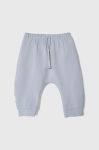 Дитячі спортивні штани United Colors of Benetton однотонні колір блакитний (3630217) Дитячі спортивні штани United Colors of Benetton однотонні колір блакитний (3630217)