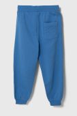 Дитячі спортивні штани United Colors of Benetton однотонні колір блакитний (3630221)