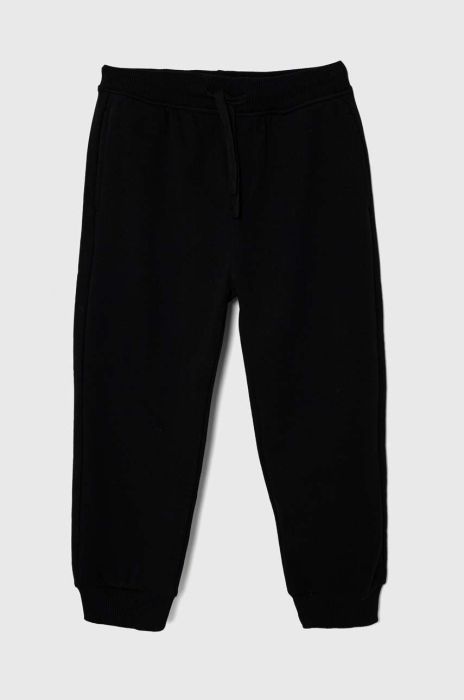 Дитячі спортивні штани United Colors of Benetton колір чорний з принтом (3602961) Дитячі спортивні штани United Colors of Benetton колір чорний з принтом (3602961)